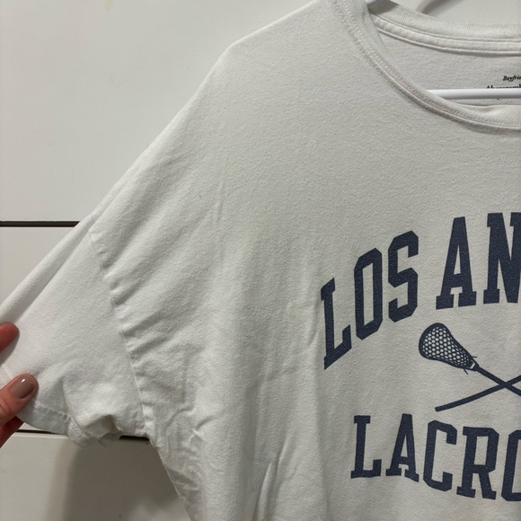Abercrombie Boyfriend Tee Los Angeles Lacrosse - Picture 3 of 6